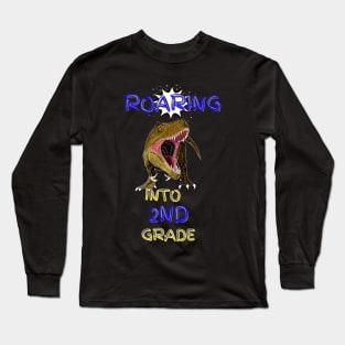 Roaring Into The 2nd Grade Long Sleeve T-Shirt